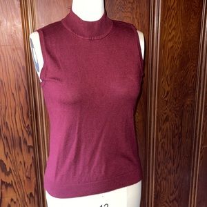 Philosophy Mock Turtleneck in Burgundy